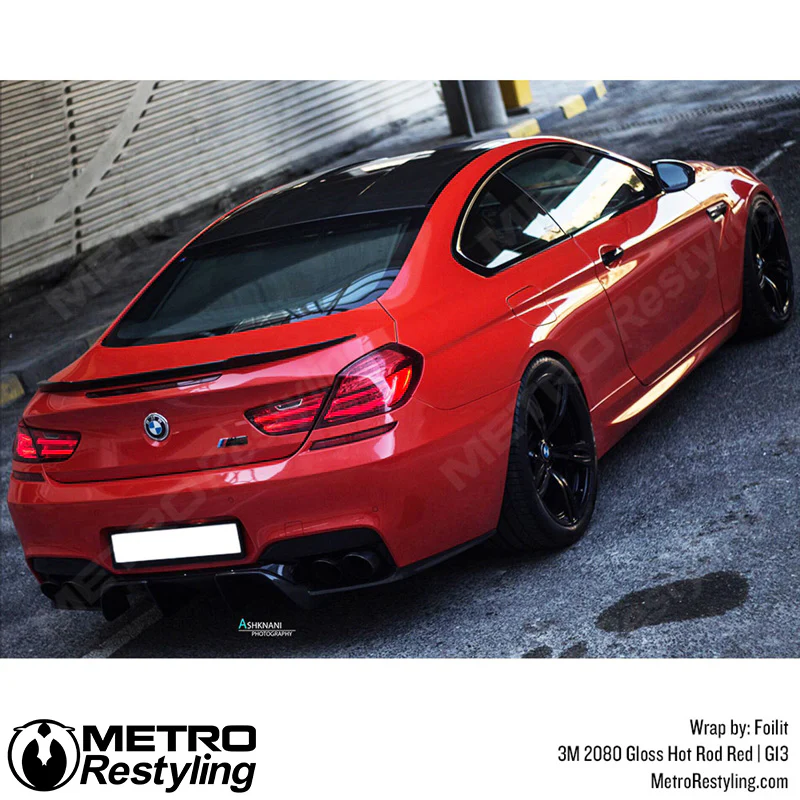 3M 2080 Gloss Hot Rod Red Vinyl Wrap | G13 - Image 25
