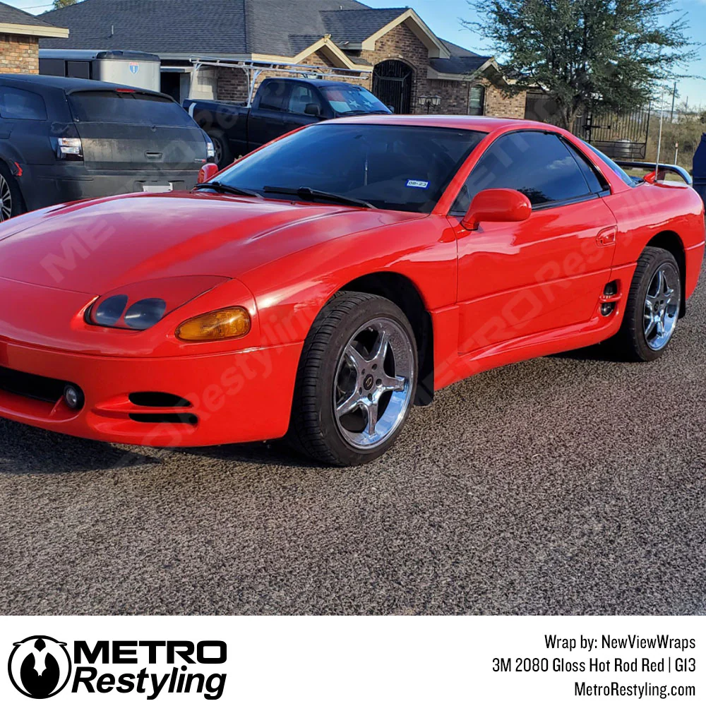 3M 2080 Gloss Hot Rod Red Vinyl Wrap | G13 - Image 28