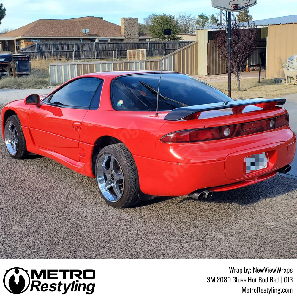 3M 2080 Gloss Hot Rod Red Vinyl Wrap | G13 - Image 30
