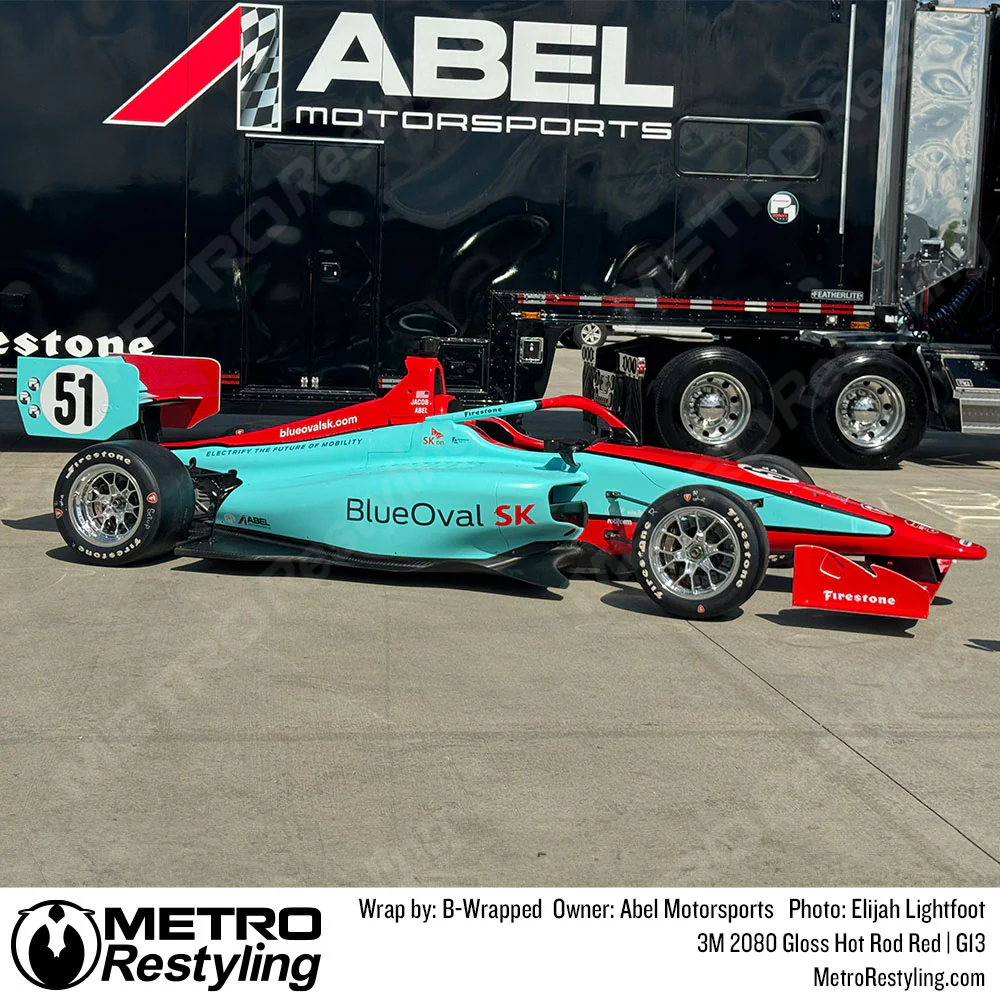 3M 2080 Gloss Hot Rod Red Vinyl Wrap | G13 - Image 33