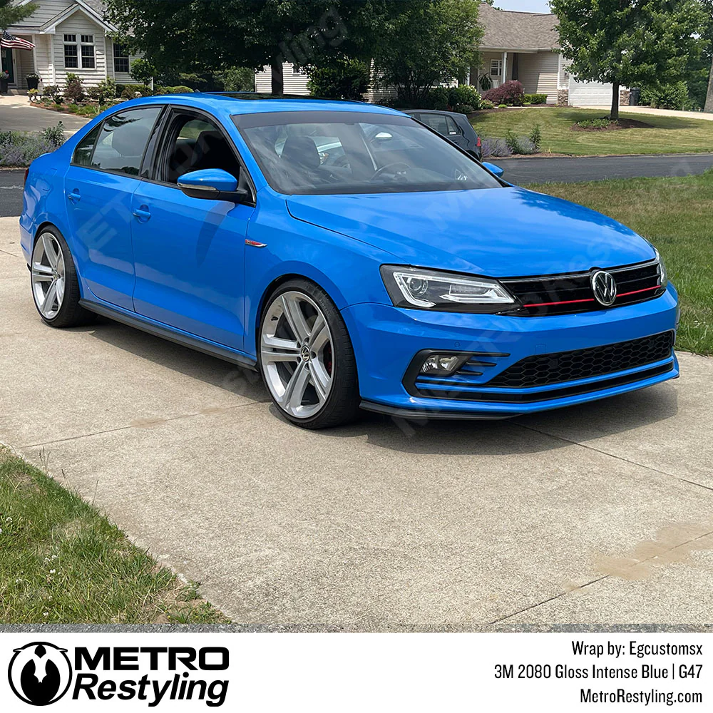 3M 2080 Gloss Intense Blue Vinyl Wrap | G47 - Image 10