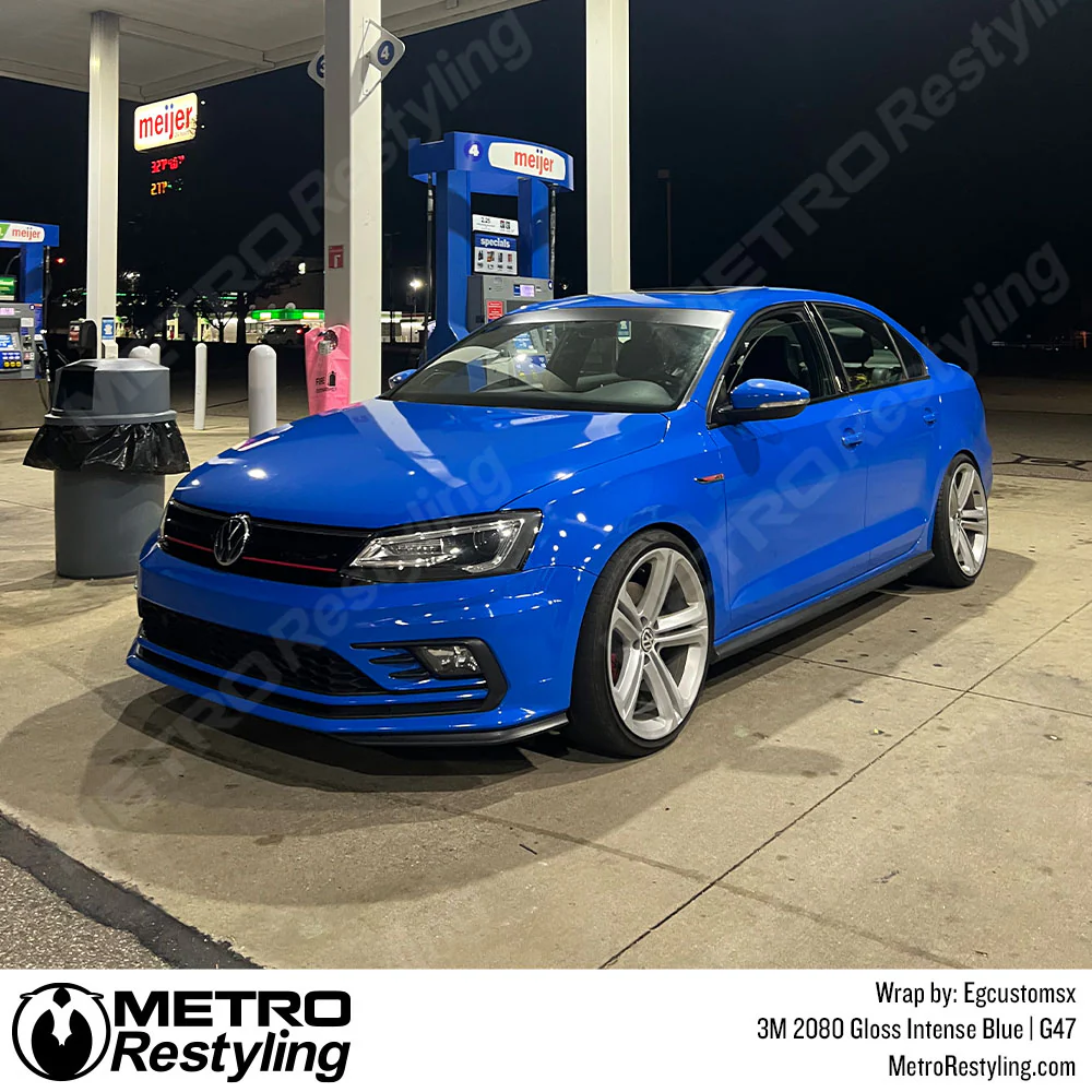 3M 2080 Gloss Intense Blue Vinyl Wrap | G47 - Image 11