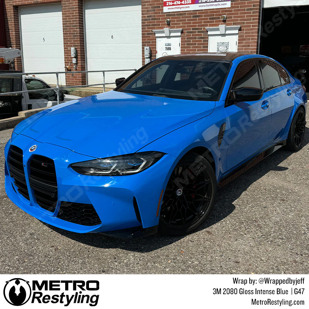 3M 2080 Gloss Intense Blue Vinyl Wrap | G47 - Image 13