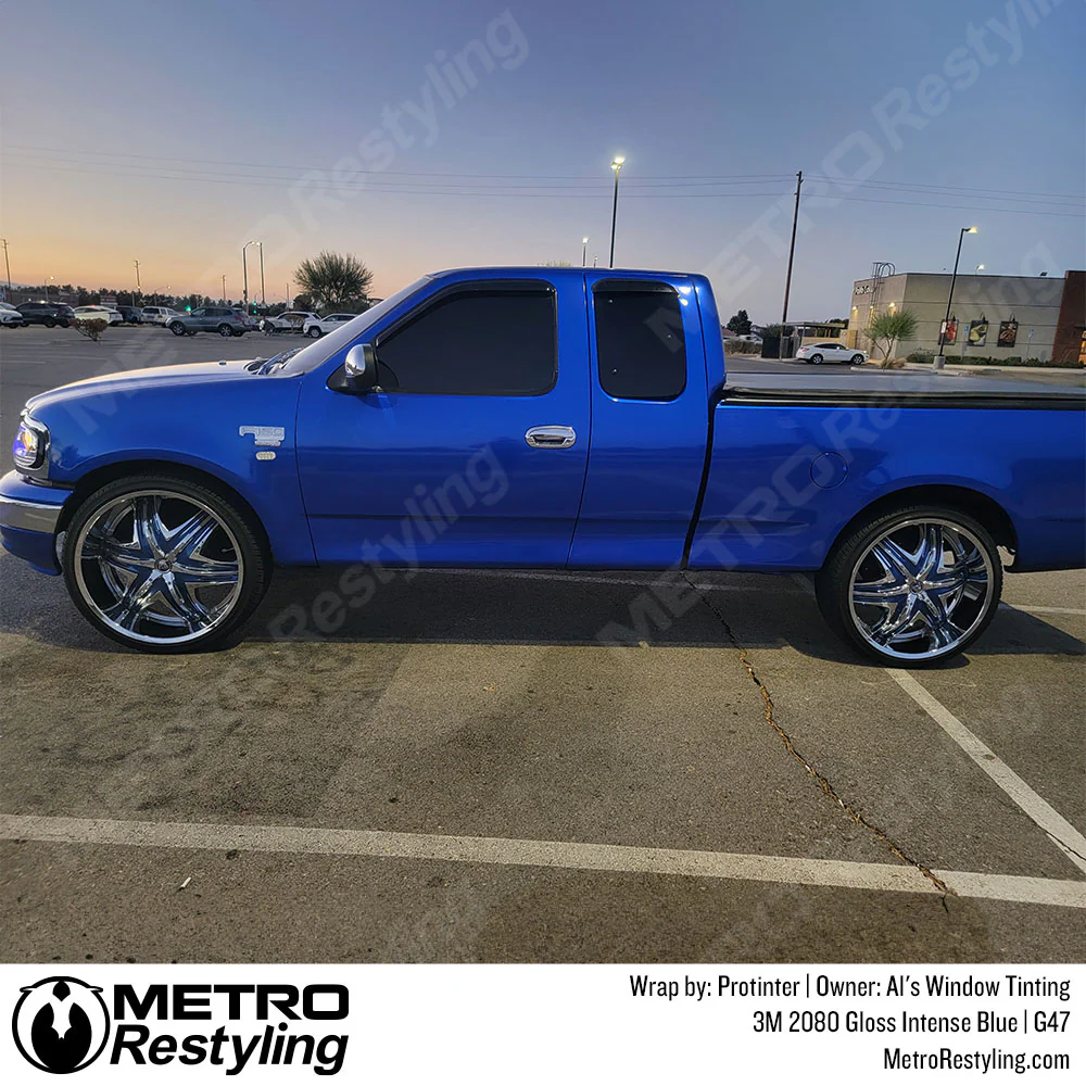 3M 2080 Gloss Intense Blue Vinyl Wrap | G47 - Image 14