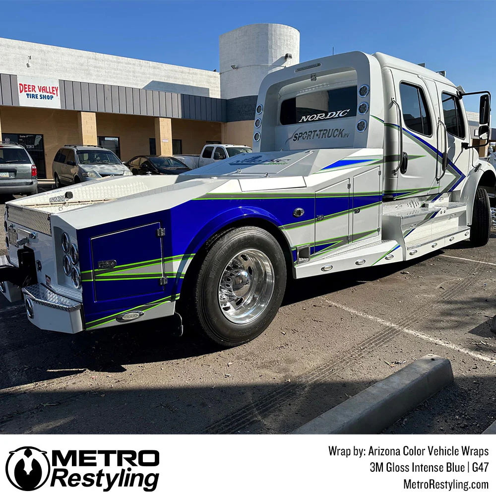 3M 2080 Gloss Intense Blue Vinyl Wrap | G47 - Image 8