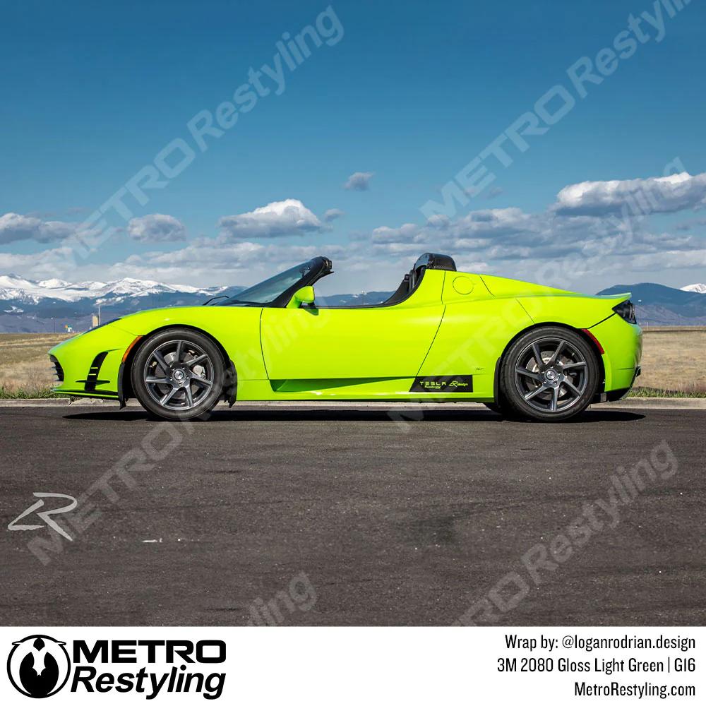3M 2080 Gloss Light Green Vinyl Wrap | G16 - Image 14