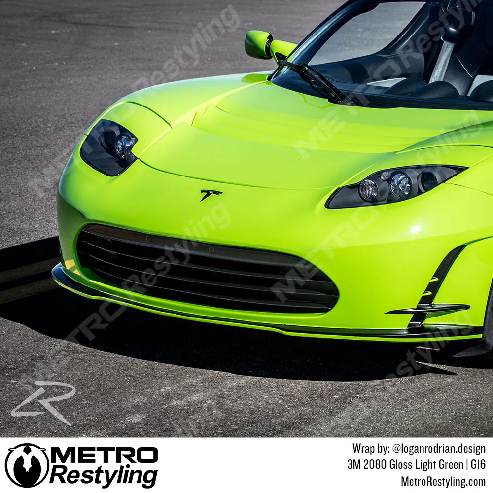 3M 2080 Gloss Light Green Vinyl Wrap | G16 - Image 15