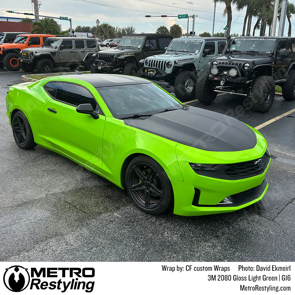 3M 2080 Gloss Light Green Vinyl Wrap | G16 - Image 20