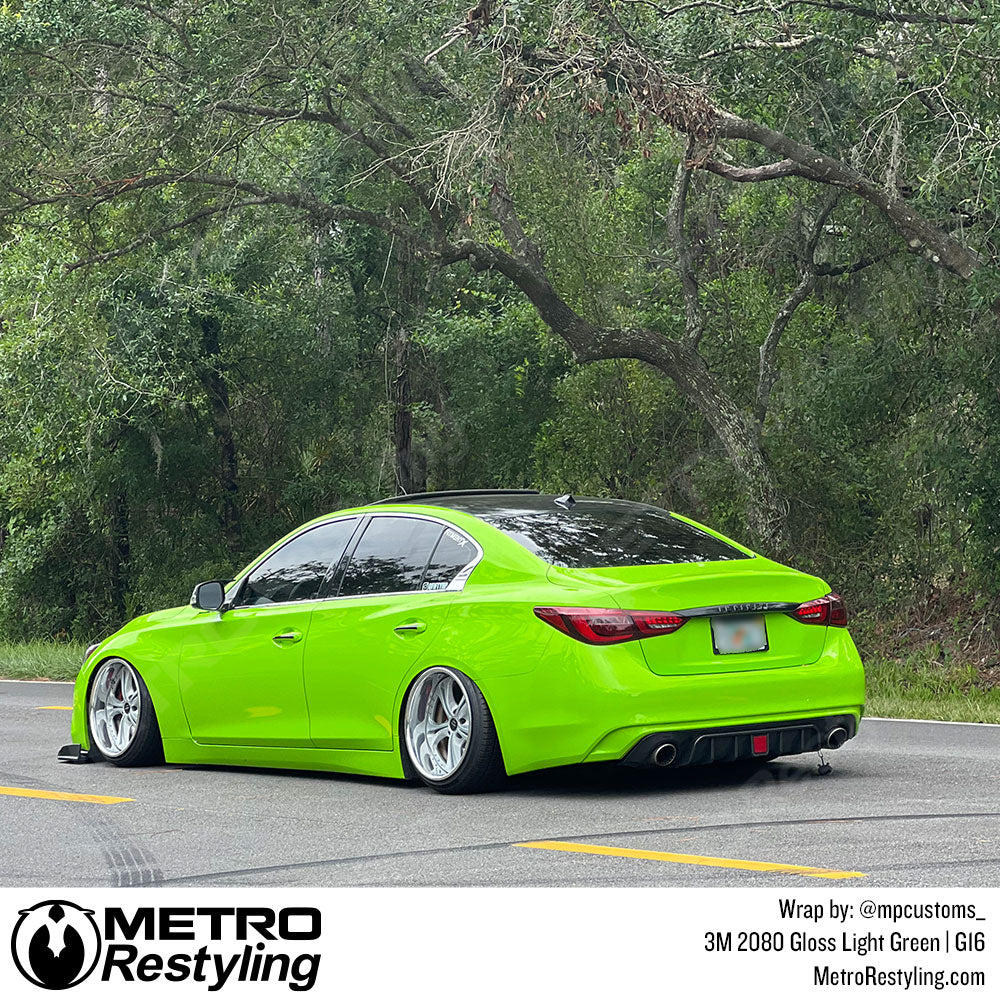 3M 2080 Gloss Light Green Vinyl Wrap | G16 - Image 24