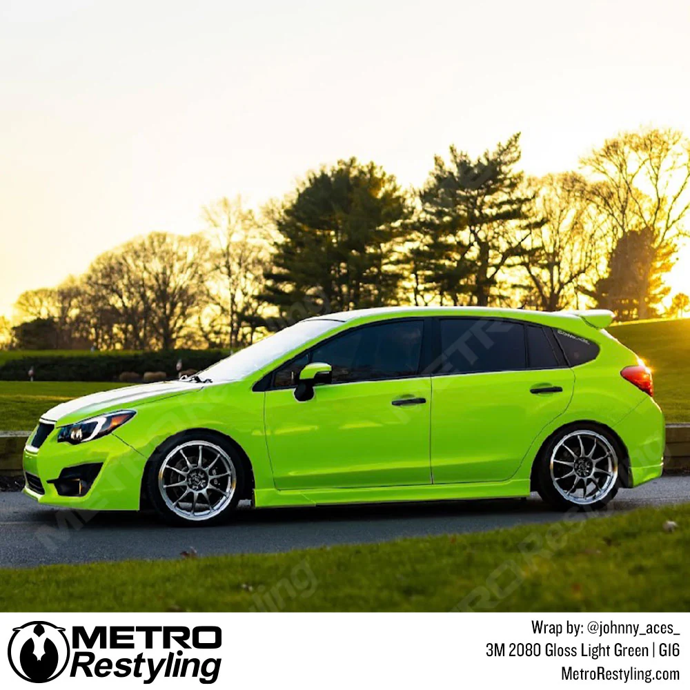 3M 2080 Gloss Light Green Vinyl Wrap | G16 - Image 26