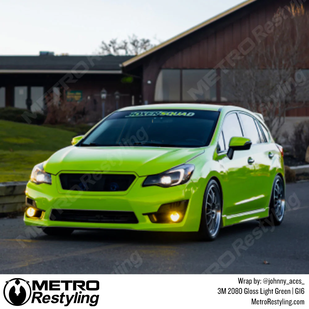 3M 2080 Gloss Light Green Vinyl Wrap | G16 - Image 27
