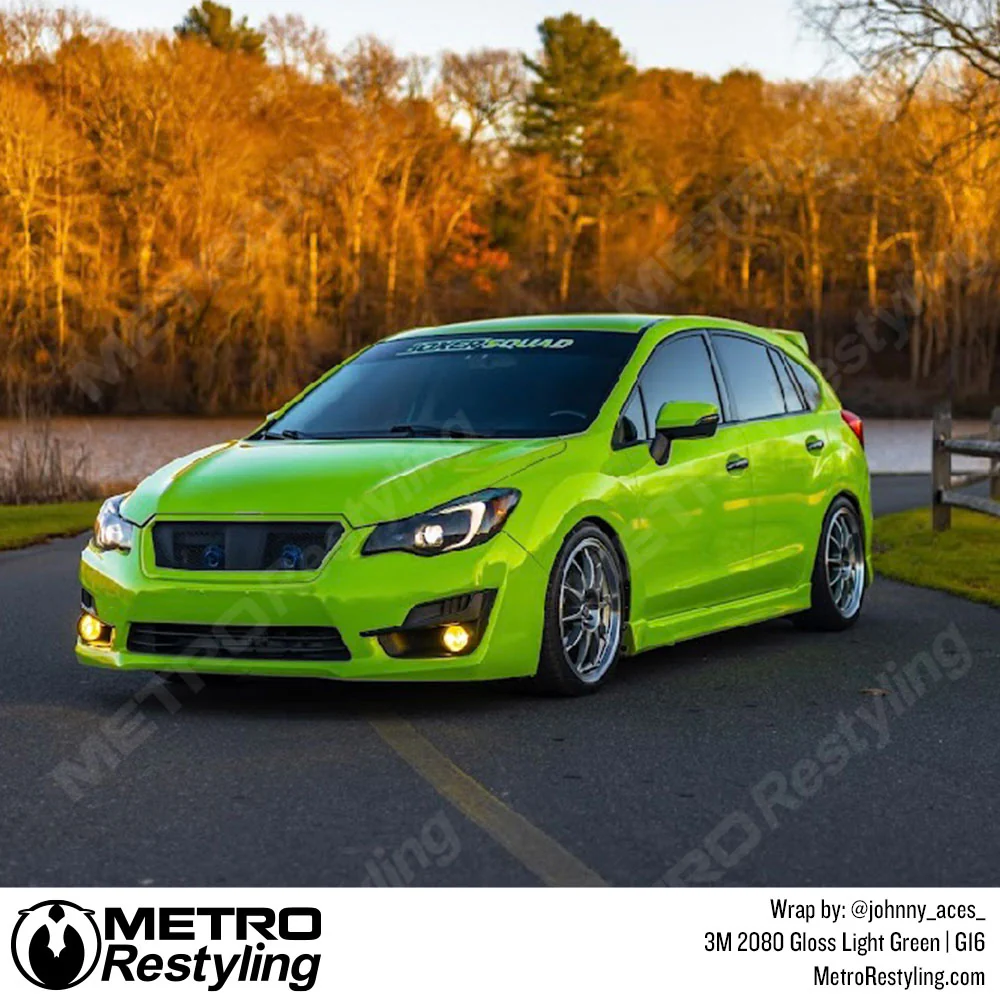 3M 2080 Gloss Light Green Vinyl Wrap | G16 - Image 28