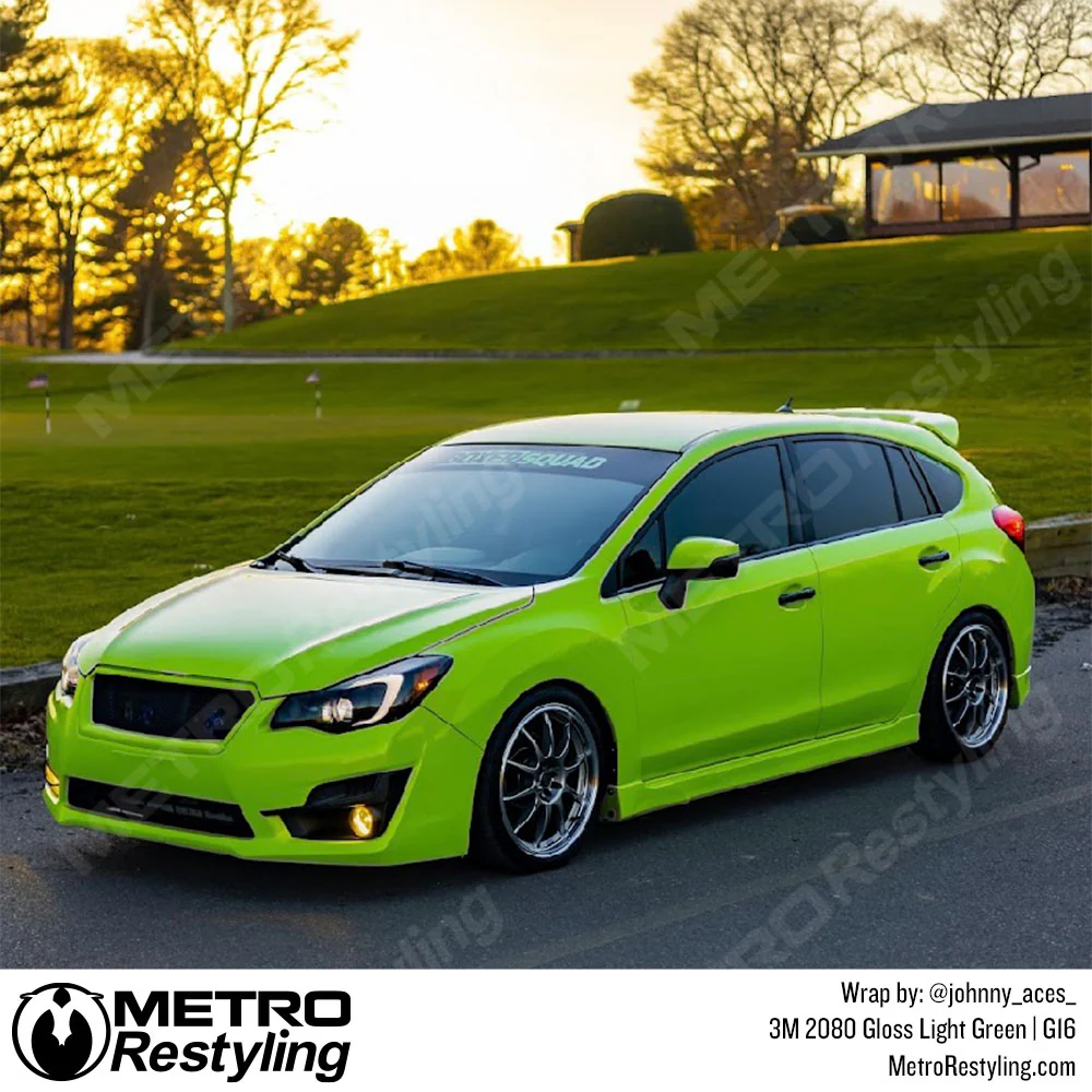 3M 2080 Gloss Light Green Vinyl Wrap | G16 - Image 29