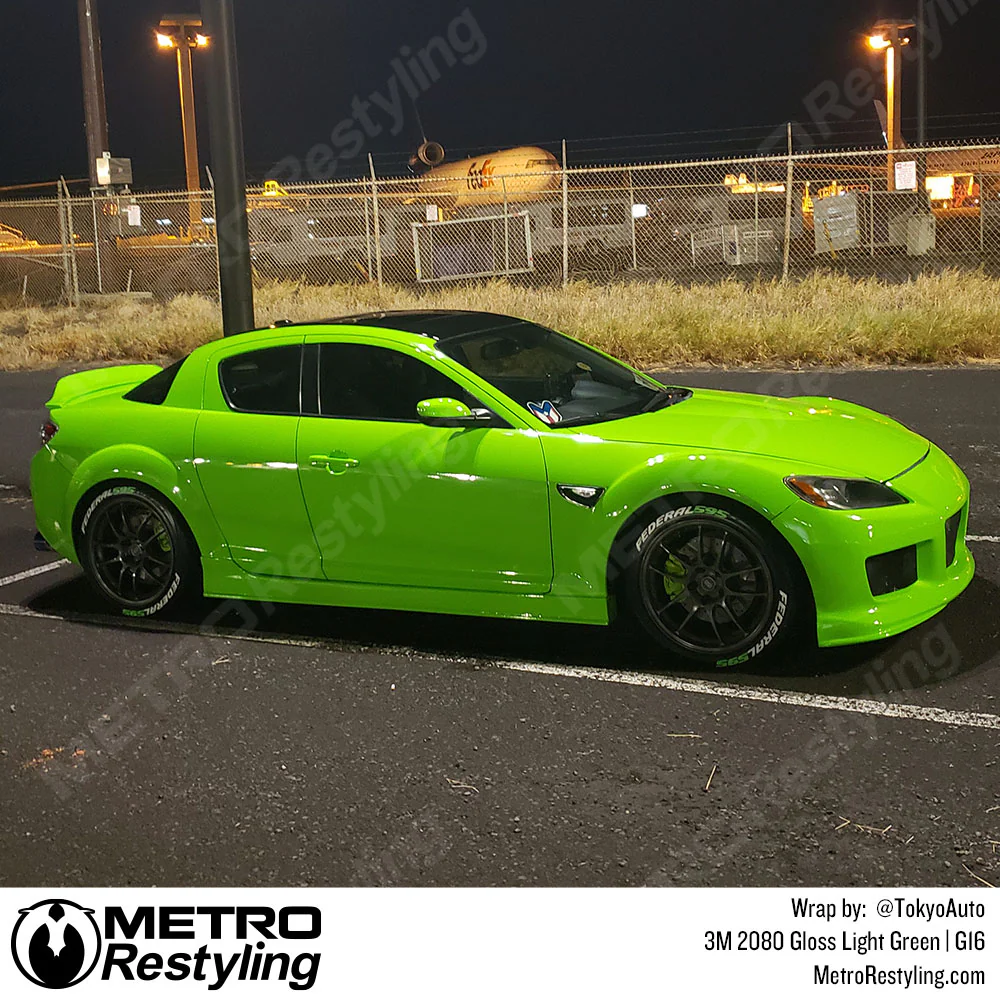 3M 2080 Gloss Light Green Vinyl Wrap | G16 - Image 34