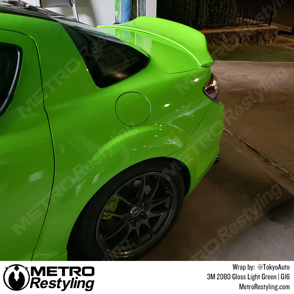 3M 2080 Gloss Light Green Vinyl Wrap | G16 - Image 35