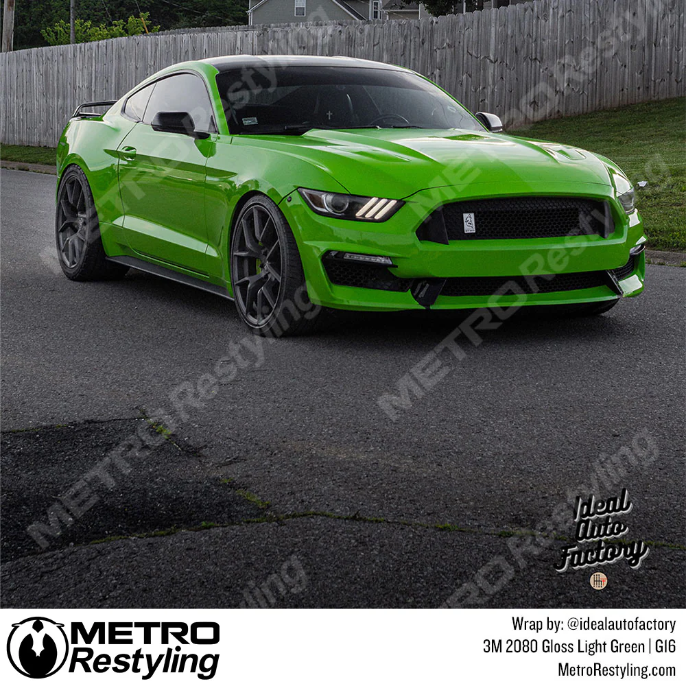 3M 2080 Gloss Light Green Vinyl Wrap | G16 - Image 9