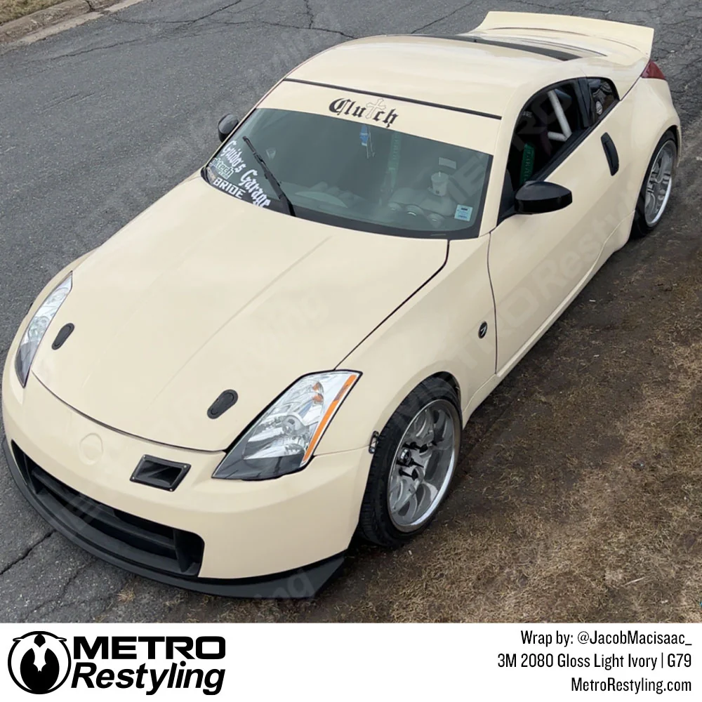 3M 2080 Gloss Light Ivory Vinyl Wrap | G79 - Image 20