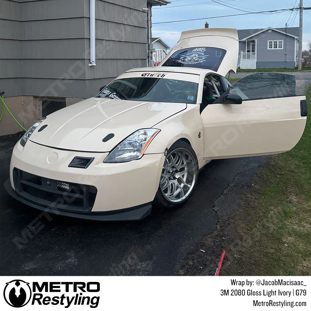 3M 2080 Gloss Light Ivory Vinyl Wrap | G79 - Image 21