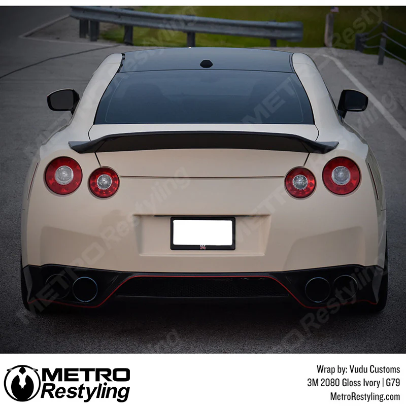 3M 2080 Gloss Light Ivory Vinyl Wrap | G79 - Image 4
