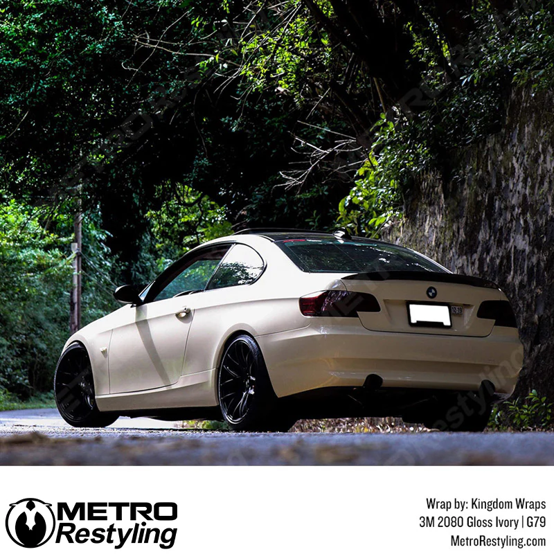 3M 2080 Gloss Light Ivory Vinyl Wrap | G79 - Image 7