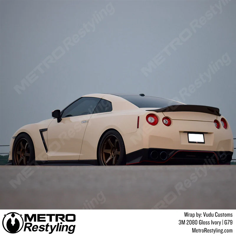 3M 2080 Gloss Light Ivory Vinyl Wrap | G79 - Image 9