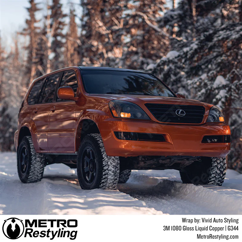 3M 2080 Gloss Liquid Copper Vinyl Wrap | G344 - Image 10