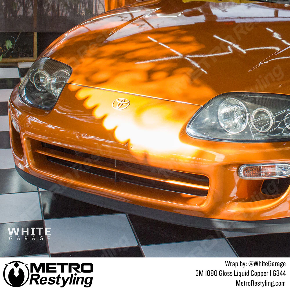 3M 2080 Gloss Liquid Copper Vinyl Wrap | G344 - Image 6