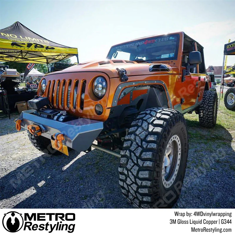 3M 2080 Gloss Liquid Copper Vinyl Wrap | G344 - Image 8