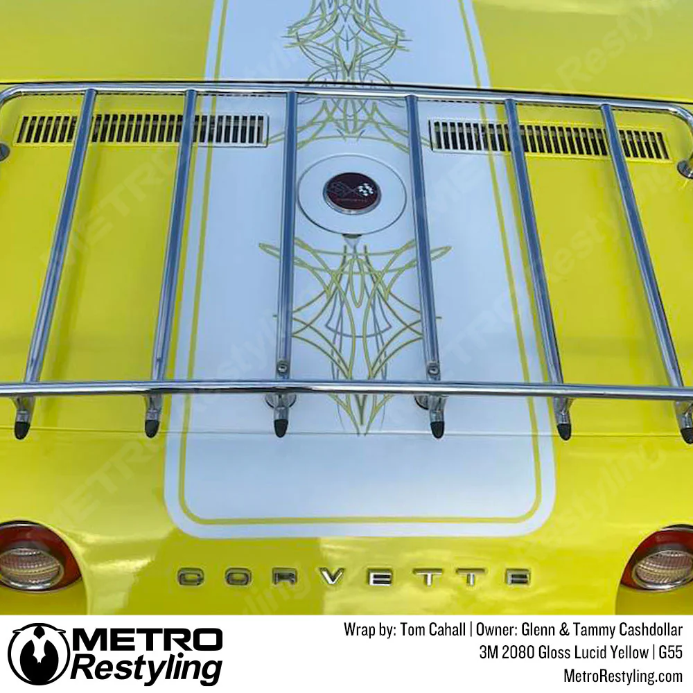 3M 2080 Gloss Lucid Yellow Vinyl Wrap | G55 - Image 13
