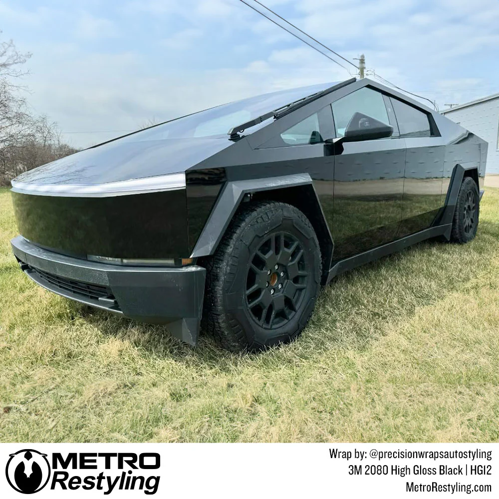 3M 2080 High Gloss Black Vinyl Wrap | HG12 - Image 13
