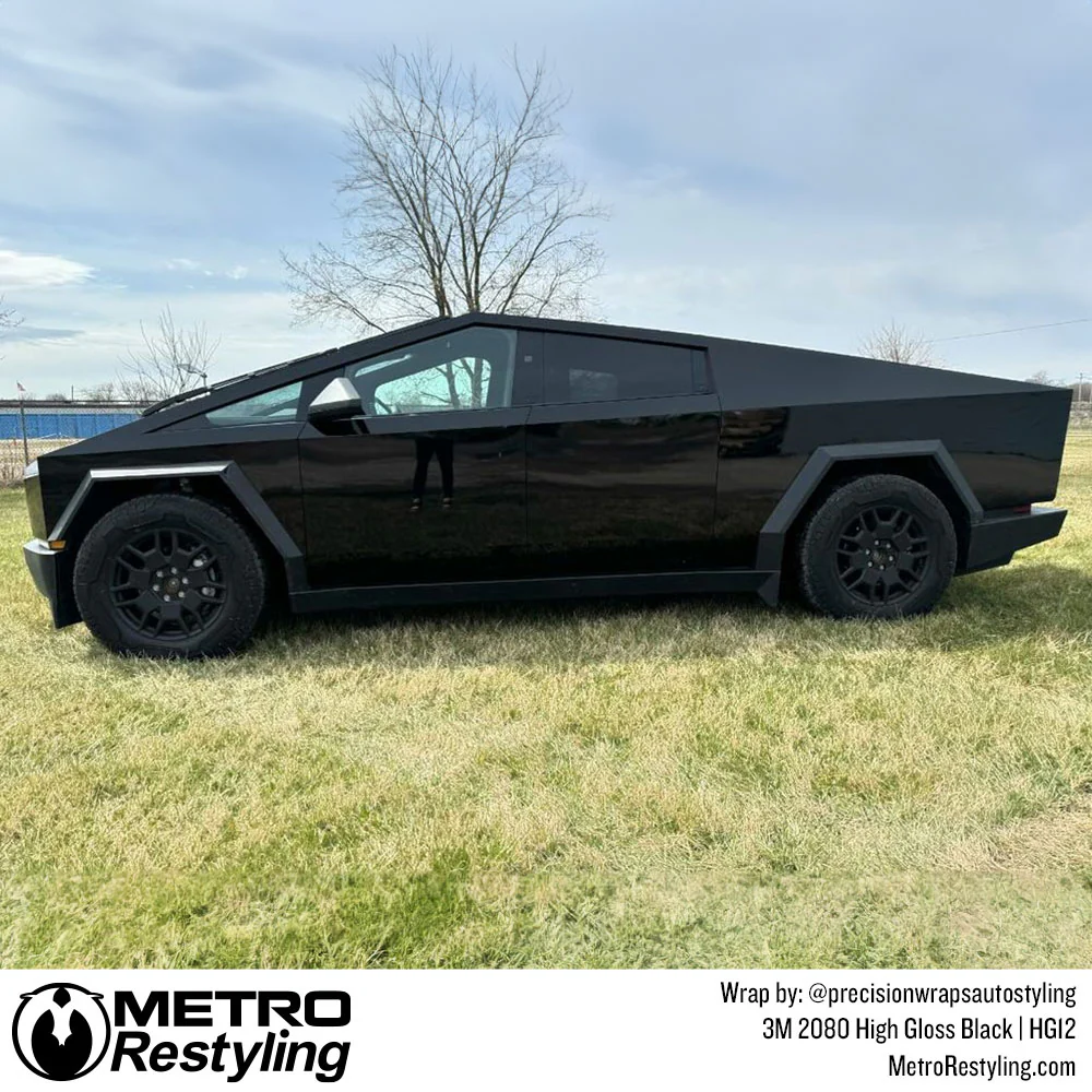 3M 2080 High Gloss Black Vinyl Wrap | HG12 - Image 19