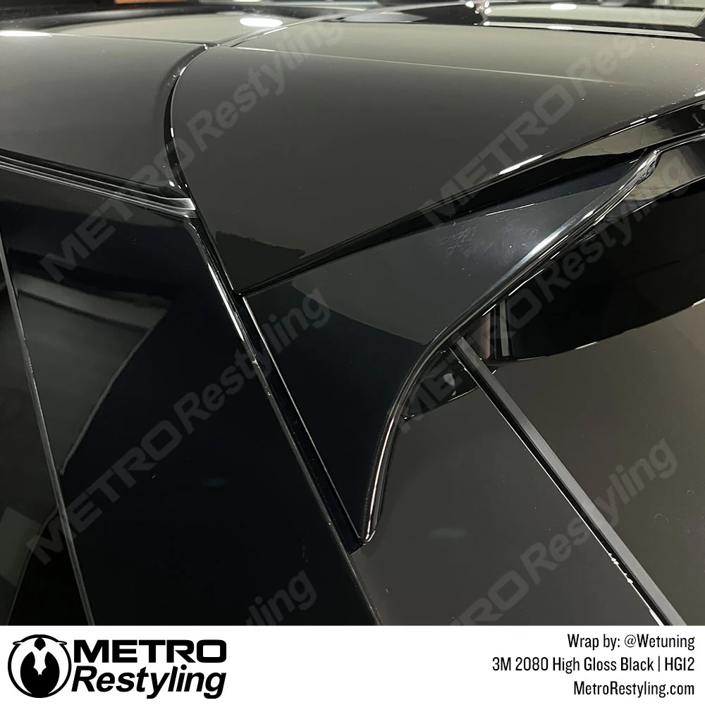 3M 2080 High Gloss Black Vinyl Wrap | HG12 - Image 22