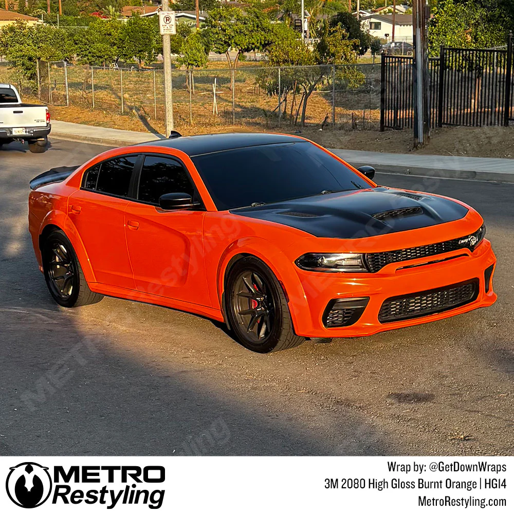 3M 2080 High Gloss Burnt Orange Vinyl Wrap | HG14 - Image 5
