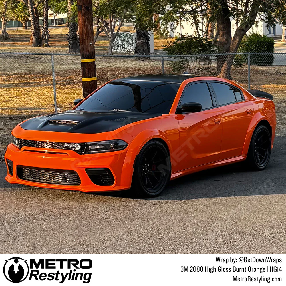 3M 2080 High Gloss Burnt Orange Vinyl Wrap | HG14 - Image 6