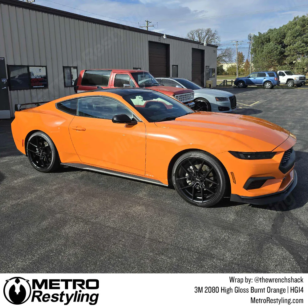 3M 2080 High Gloss Burnt Orange Vinyl Wrap | HG14 - Image 7