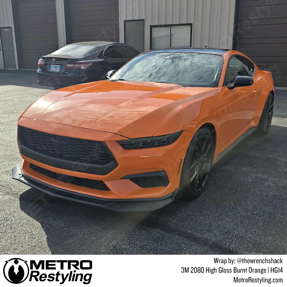 3M 2080 High Gloss Burnt Orange Vinyl Wrap | HG14 - Image 8