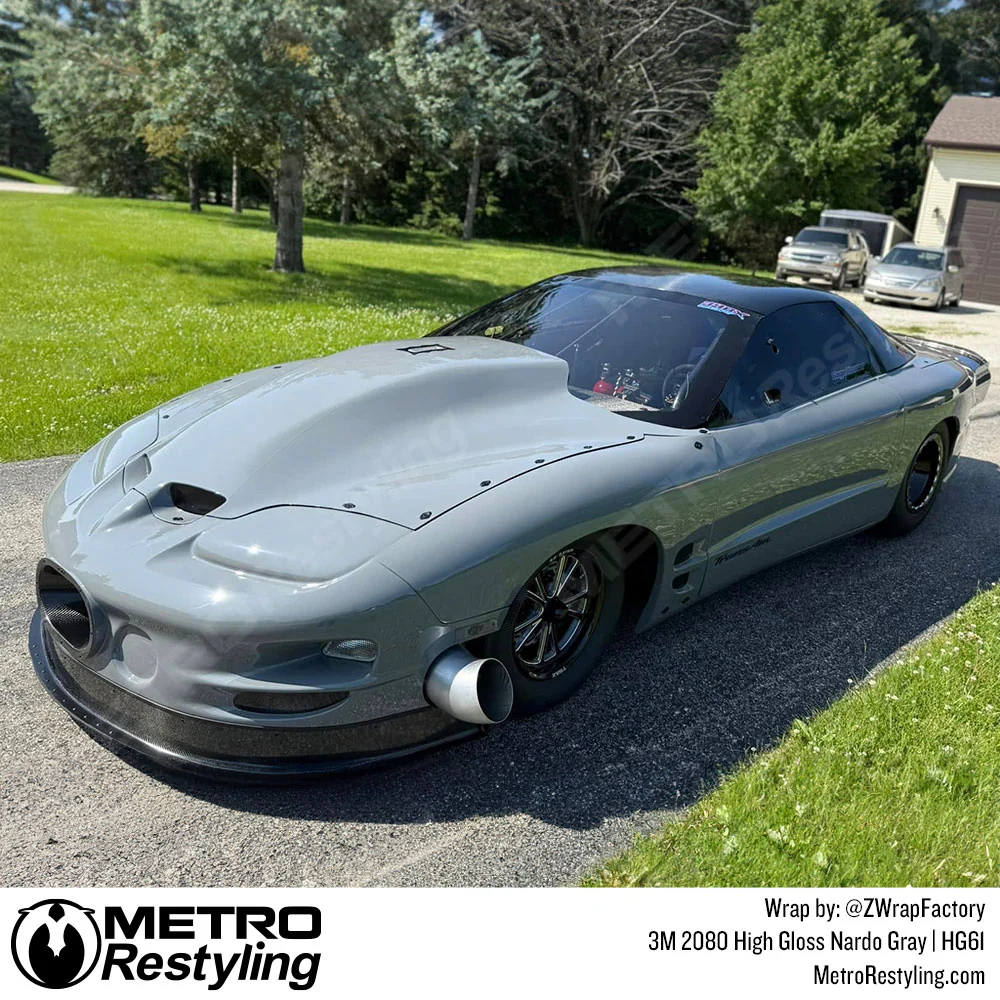 3M 2080 High Gloss Nardo Gray Vinyl Wrap | HG61 - Image 4