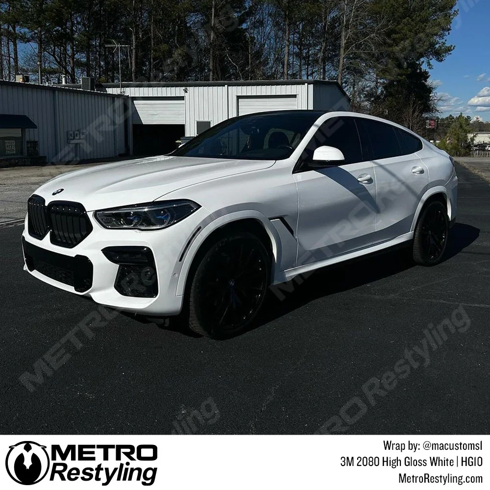 3M 2080 High Gloss White Vinyl Wrap | HG10 - Image 3