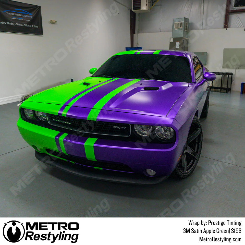 3M 2080 Satin Apple Green Vinyl Wrap | S196 - Image 10