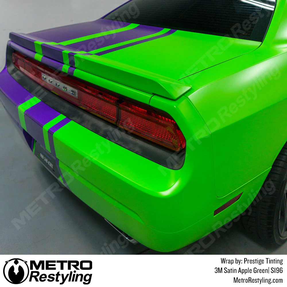 3M 2080 Satin Apple Green Vinyl Wrap | S196 - Image 11