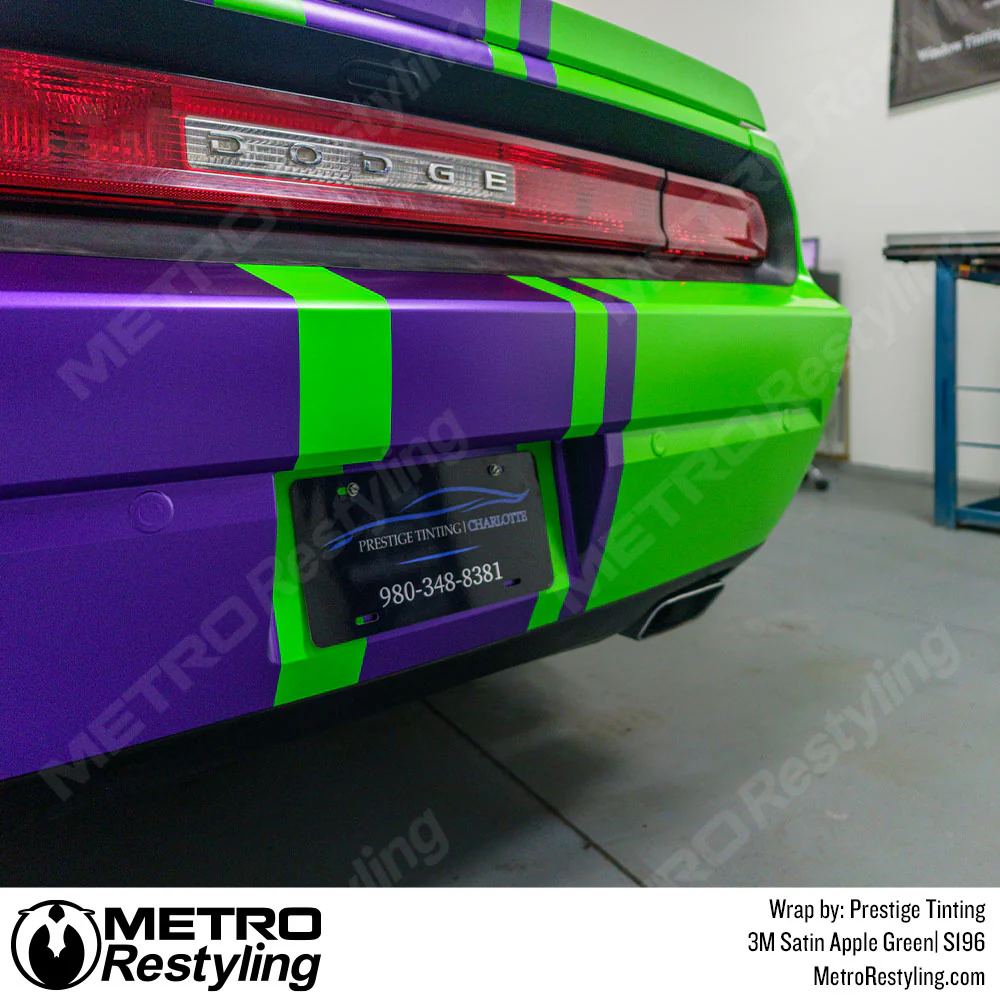 3M 2080 Satin Apple Green Vinyl Wrap | S196 - Image 12