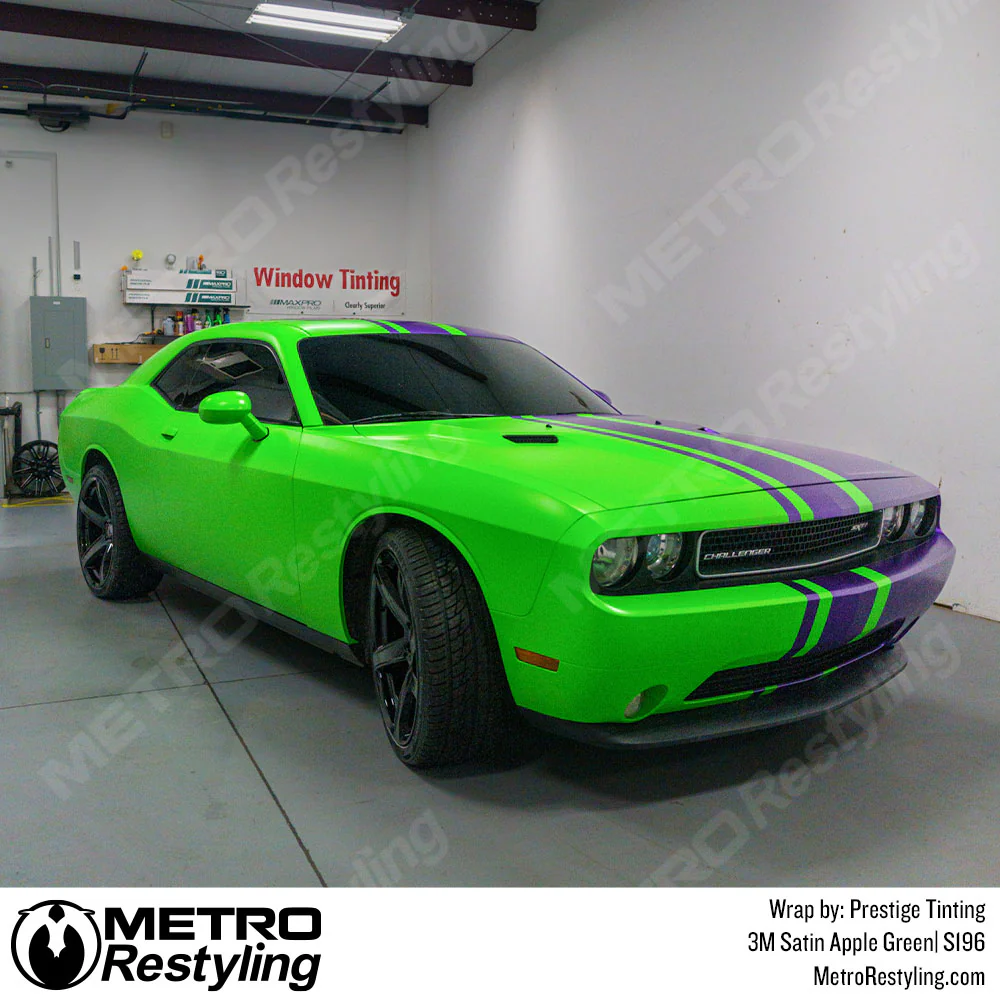 3M 2080 Satin Apple Green Vinyl Wrap | S196 - Image 14