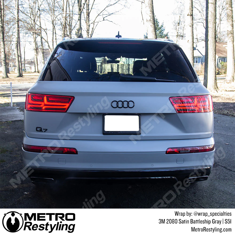 3M 2080 Satin Battleship Gray Vinyl Wrap | S51 - Image 11
