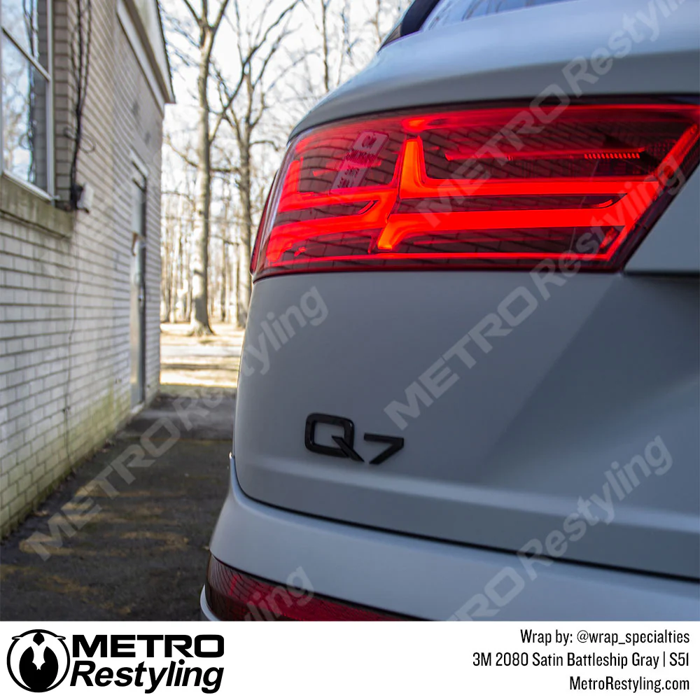 3M 2080 Satin Battleship Gray Vinyl Wrap | S51 - Image 13
