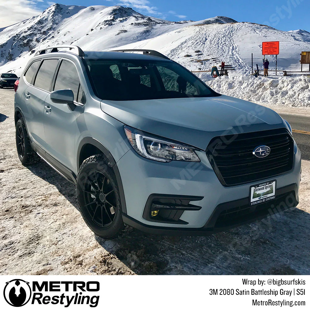 3M 2080 Satin Battleship Gray Vinyl Wrap | S51 - Image 25