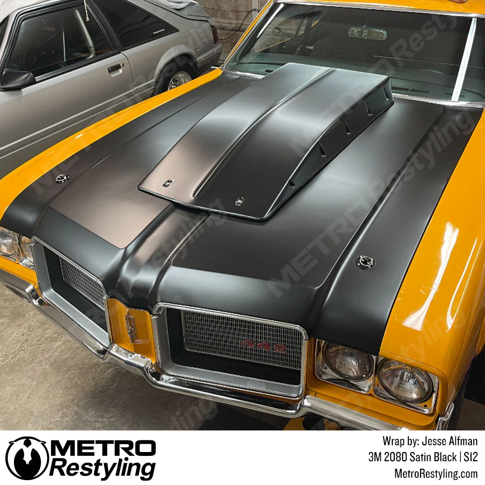 3M 2080 Satin Black Vinyl Wrap | S12 - Image 19