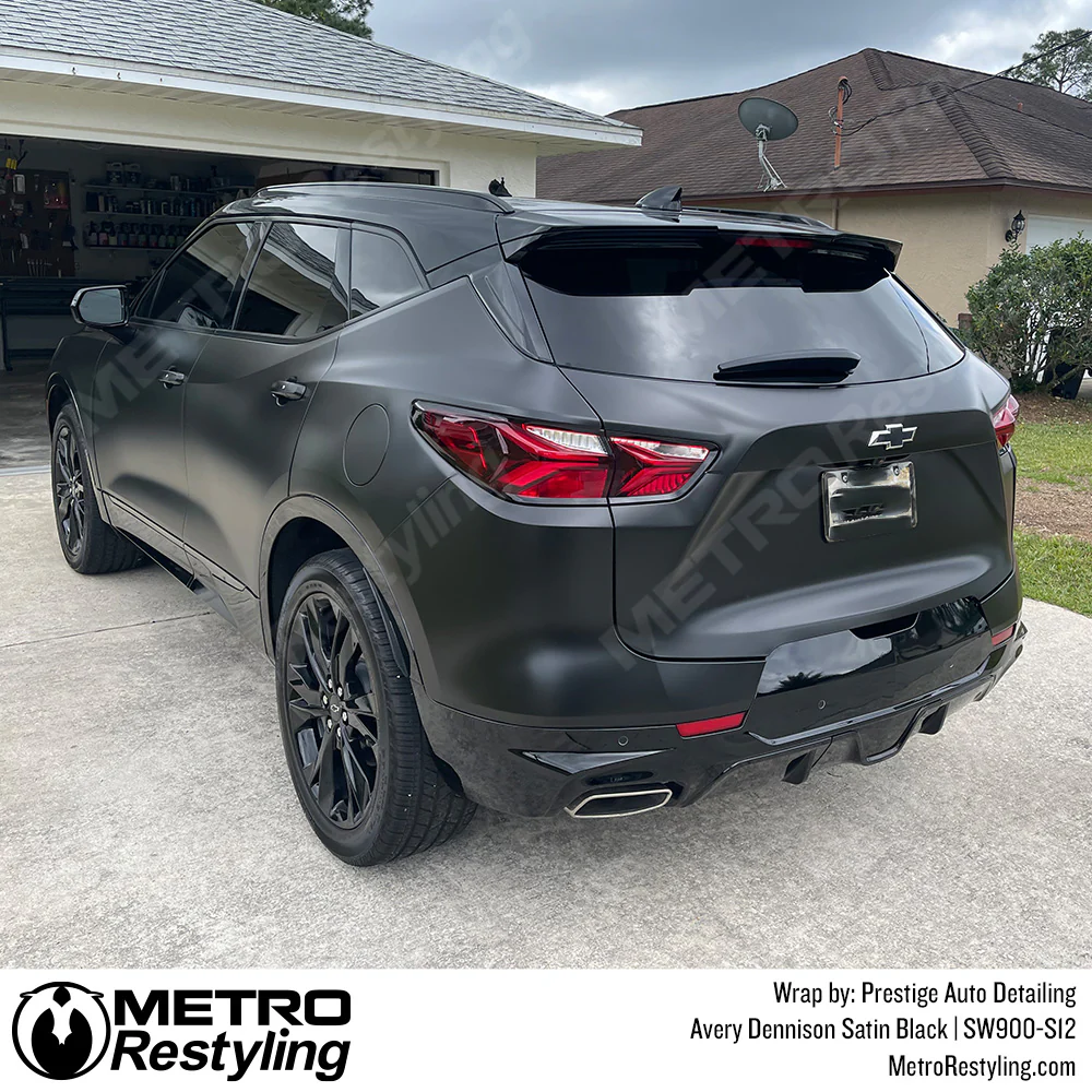 3M 2080 Satin Black Vinyl Wrap | S12 - Image 20