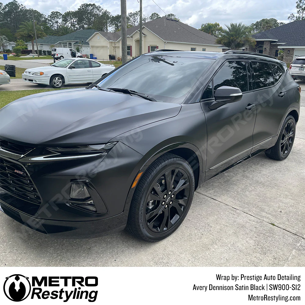 3M 2080 Satin Black Vinyl Wrap | S12 - Image 21