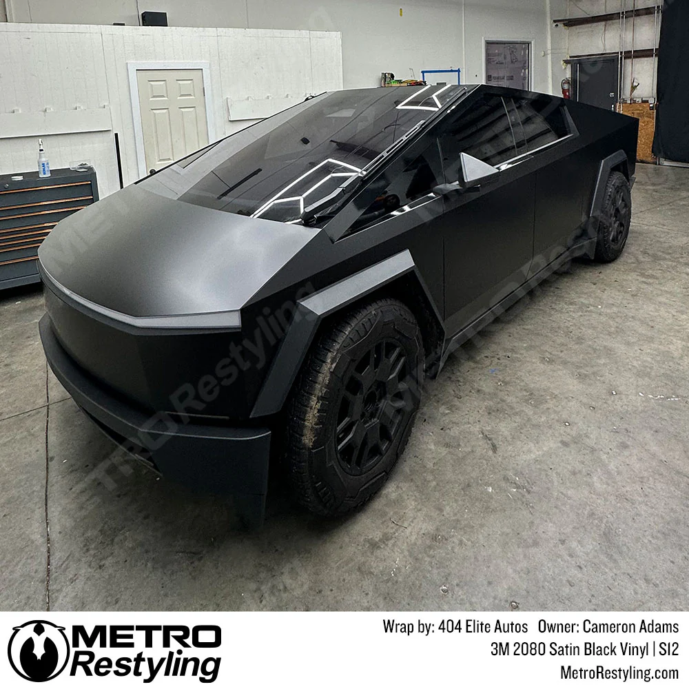 3M 2080 Satin Black Vinyl Wrap | S12 - Image 41