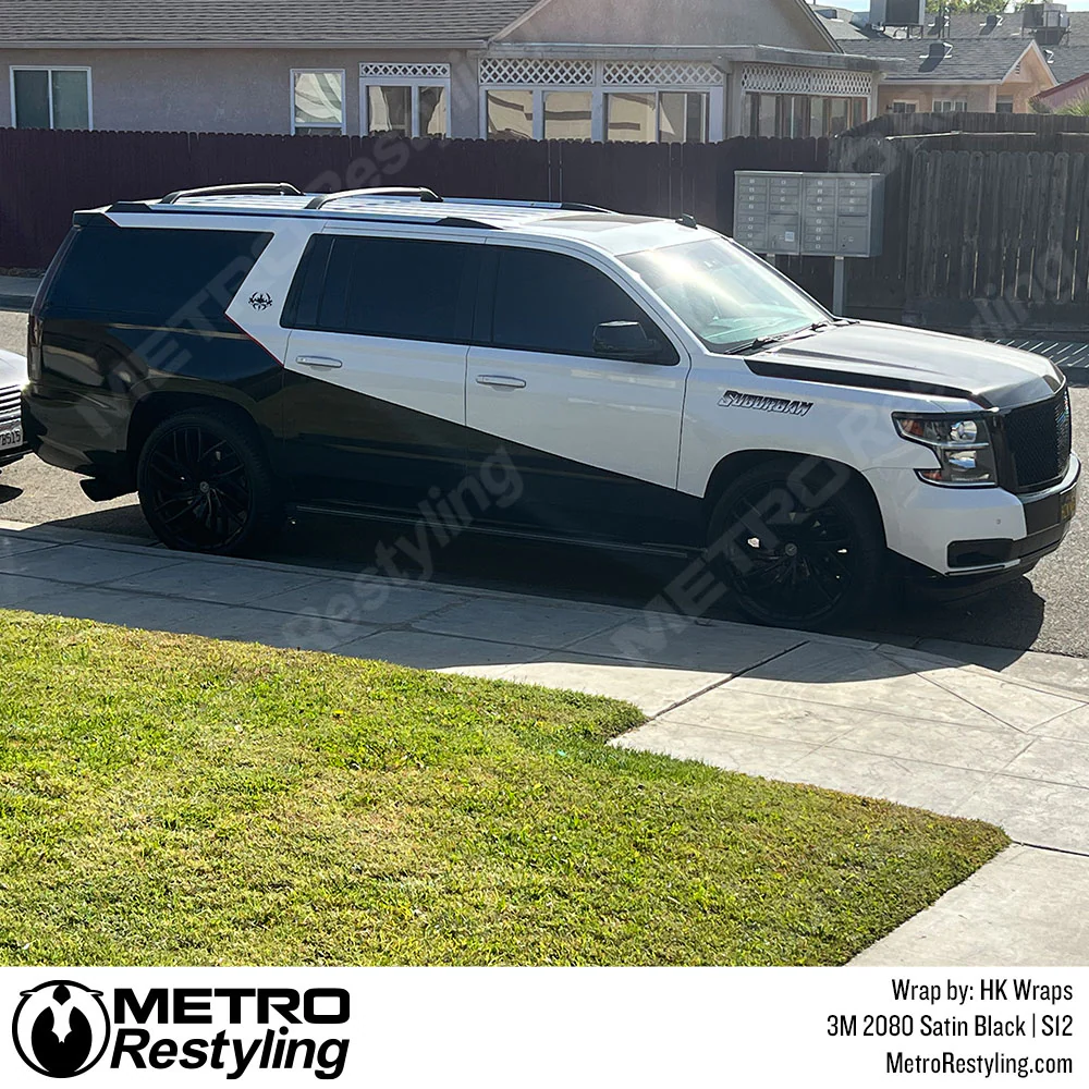 3M 2080 Satin Black Vinyl Wrap | S12 - Image 42